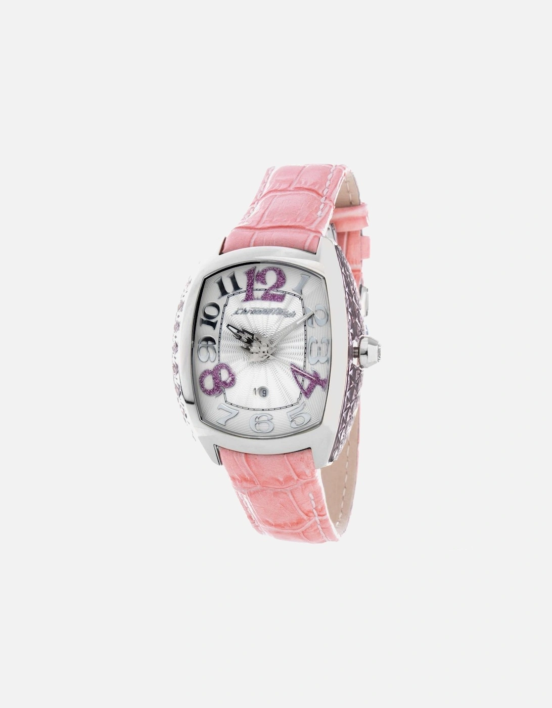 Quartz Analog Steel Case Leather Bracelet Watch Women - Multicolor, 3 of 2