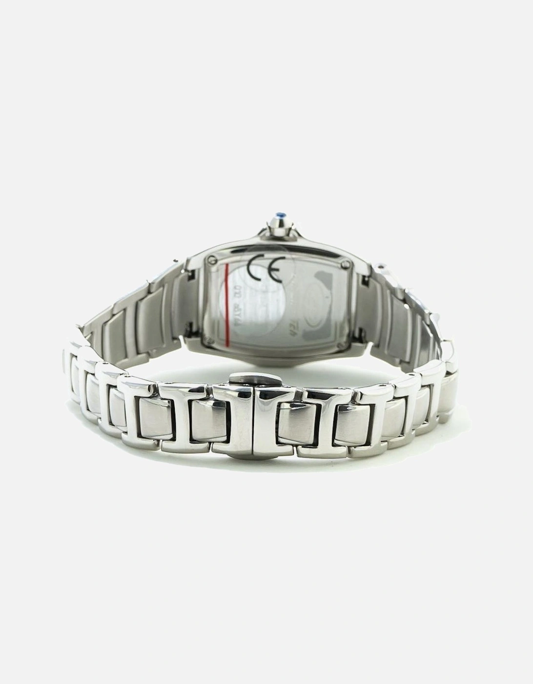Steel Quartz Analog Watch with Green Dial Women - Silver Watches