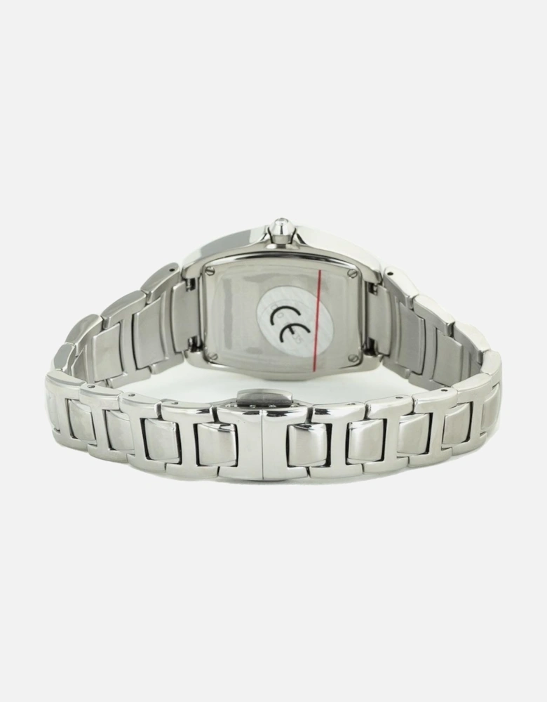 Quartz Analog Steel Case and Bracelet Watch Women - Silver Watches