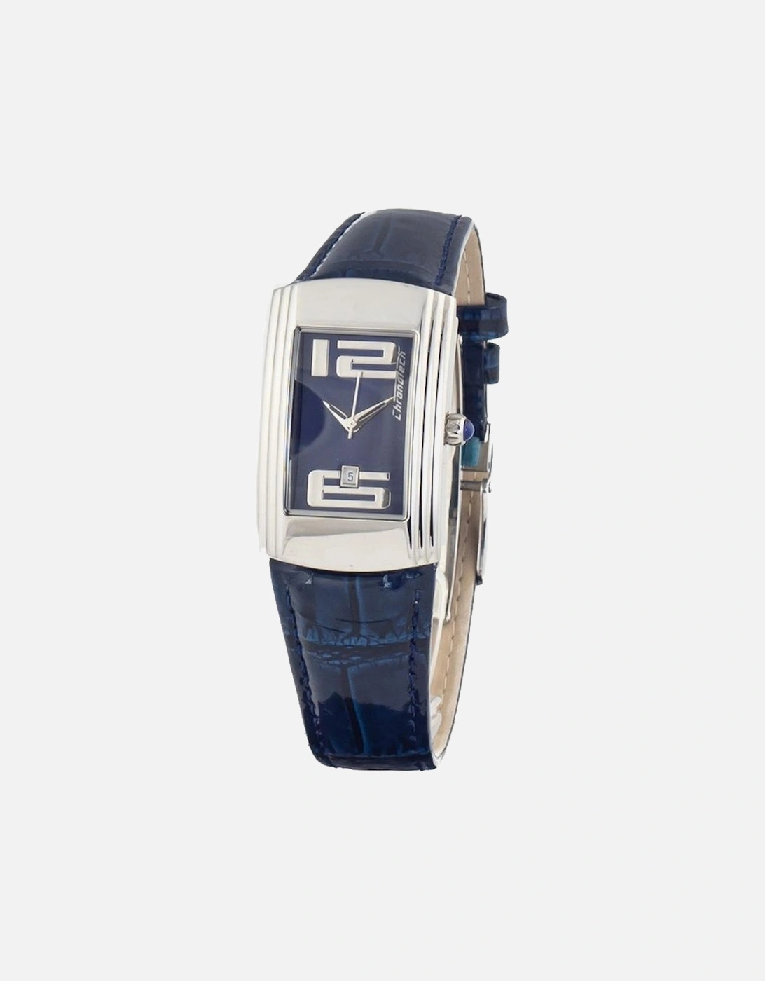 Stainless Steel Case Quartz Analog Watch Women - Blue Watches, 3 of 2