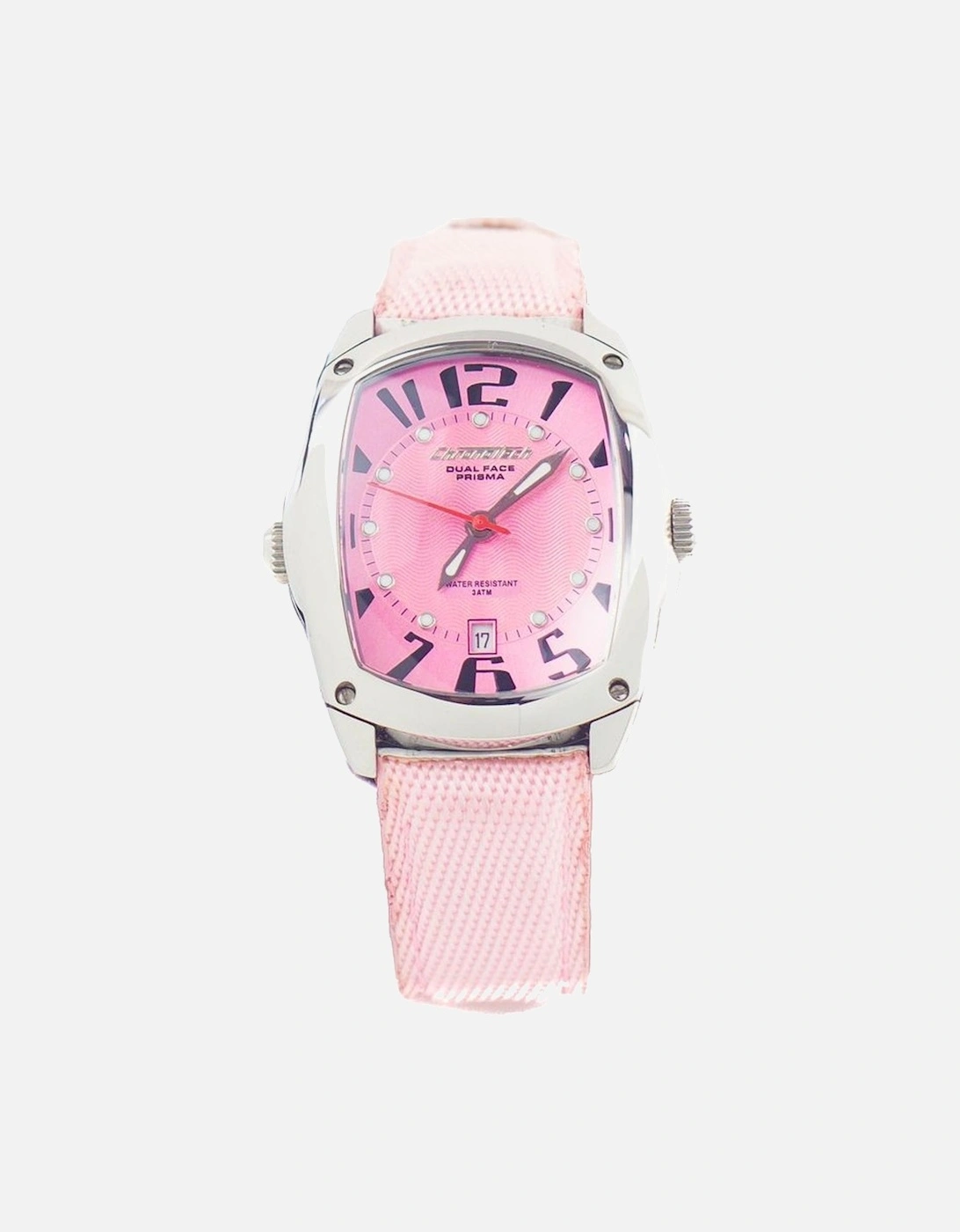 Steel Case Quartz Analog Watch with Leather Bracelet Women -, 3 of 2