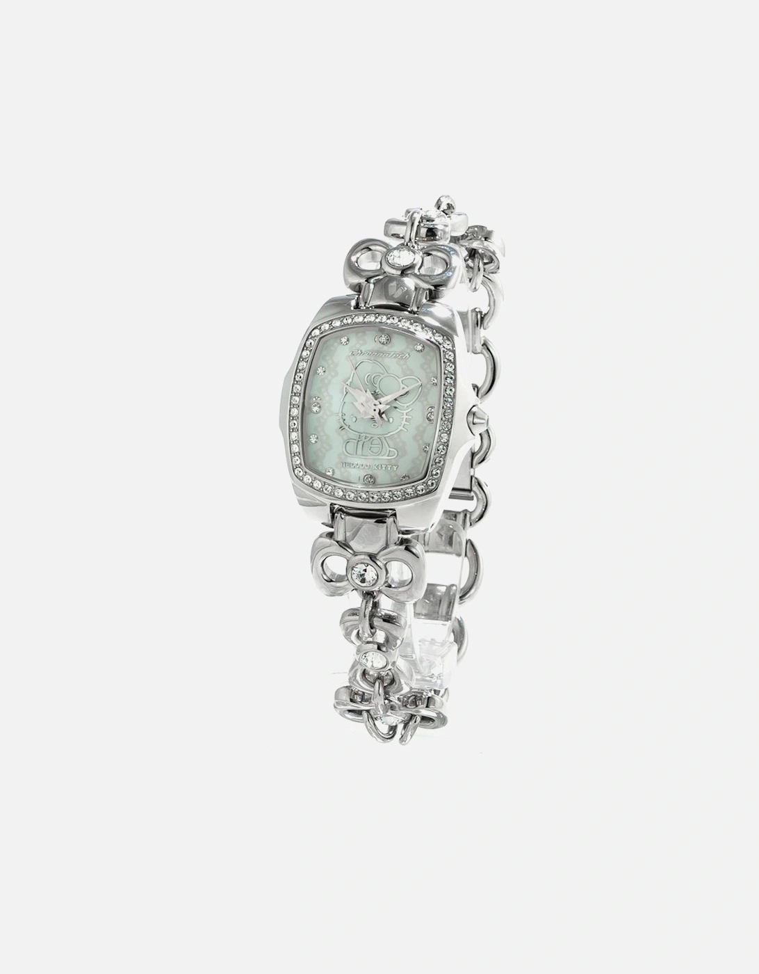 Steel Quartz Analog Watch with Track Function Women - Silver Watches, 3 of 2