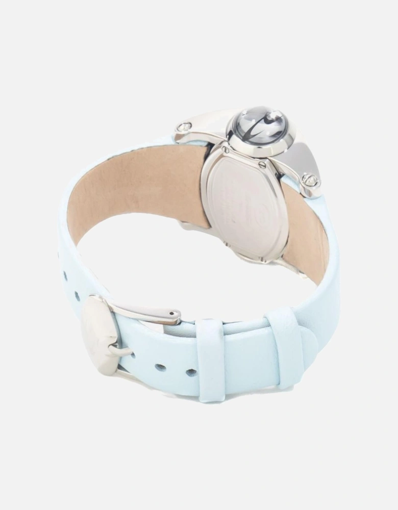 Quartz Analog Leather Strap Watch Women - Blue Watches