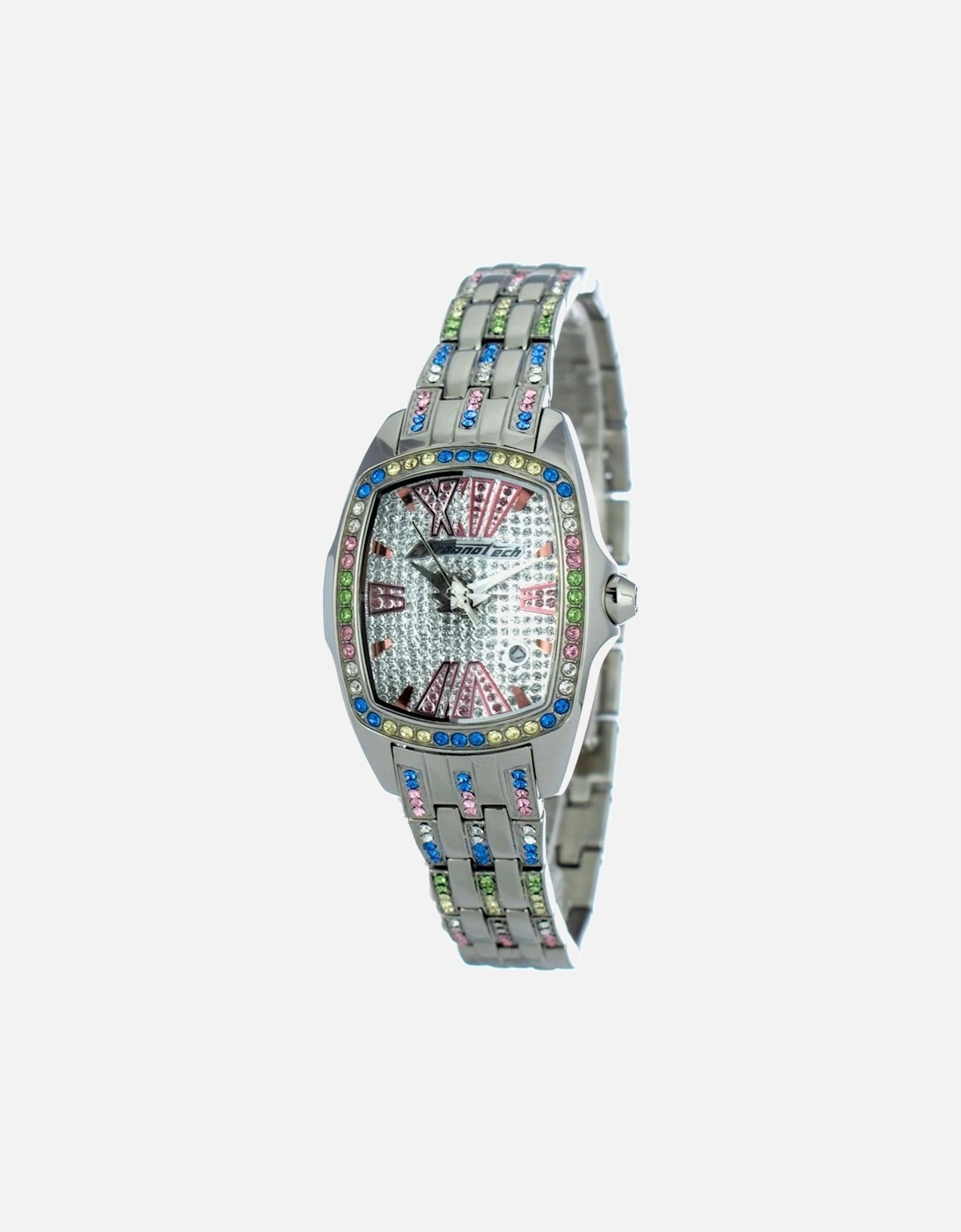 Steel Quartz Analog Watch with Mineral Glass Women - Silver Watches, 3 of 2