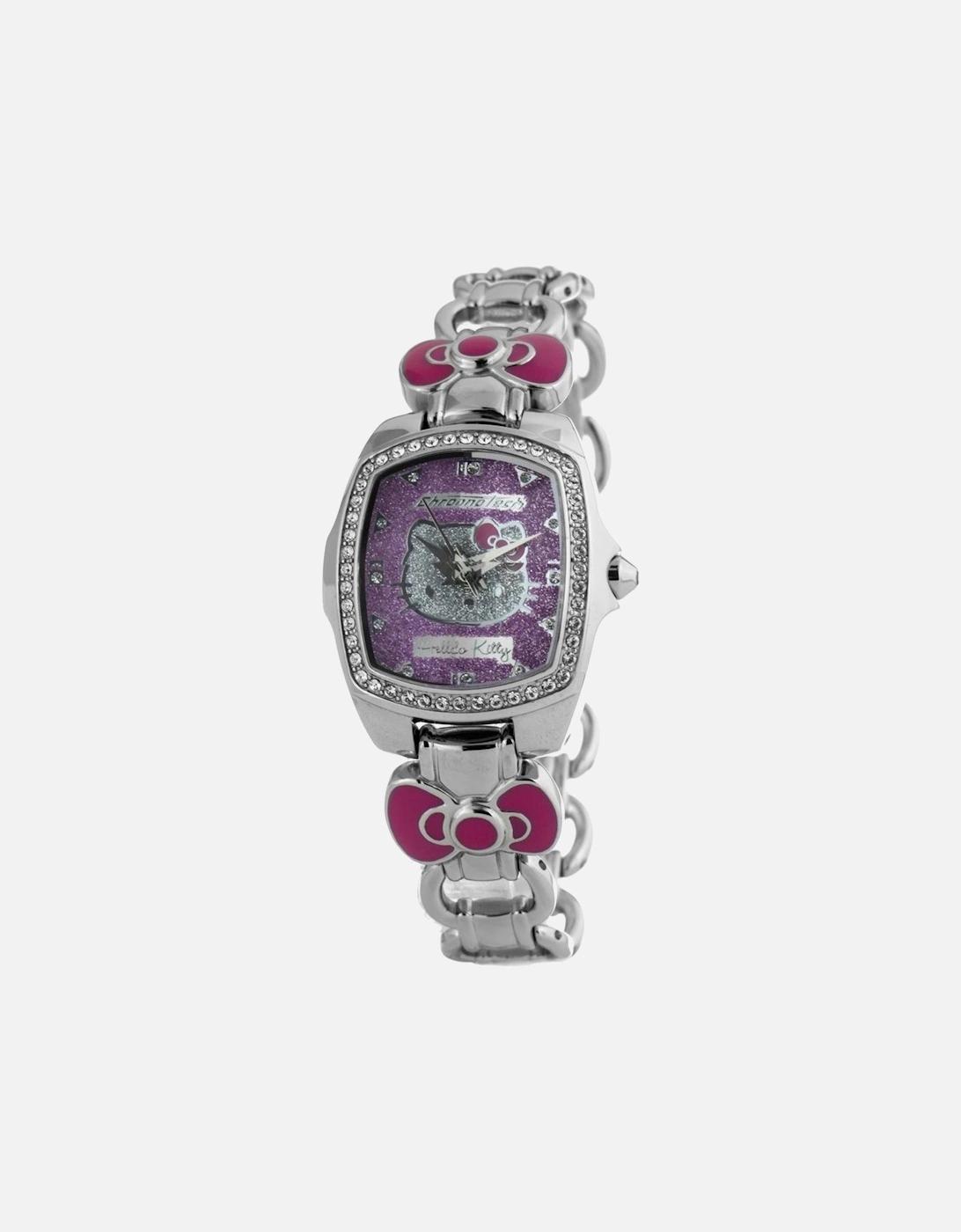 Quartz Steel Analog Watch with Pink Dial Women - Silver Watches, 3 of 2