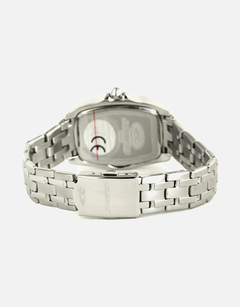 Quartz Analog Steel Case Watch Women - Silver Watches