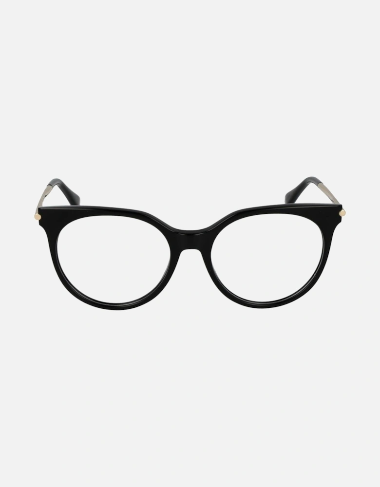 Butterfly Style Full-Rim Acetate Glasses Women - Black Frames