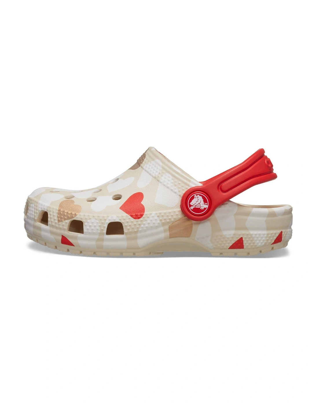 Kids Classic Heart Print Clog - Multi