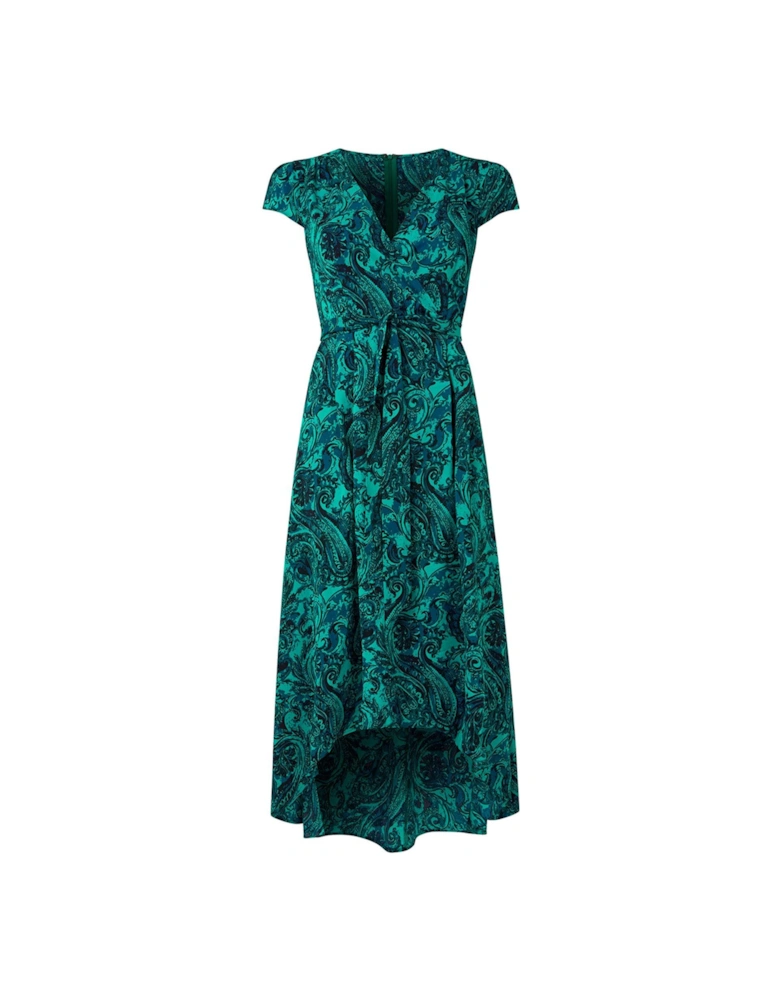 Perfect Paisley Dress -green