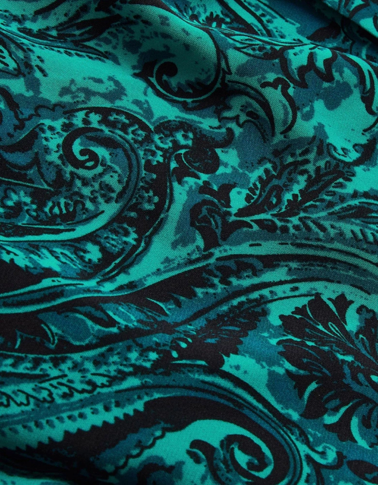 Perfect Paisley Dress -green