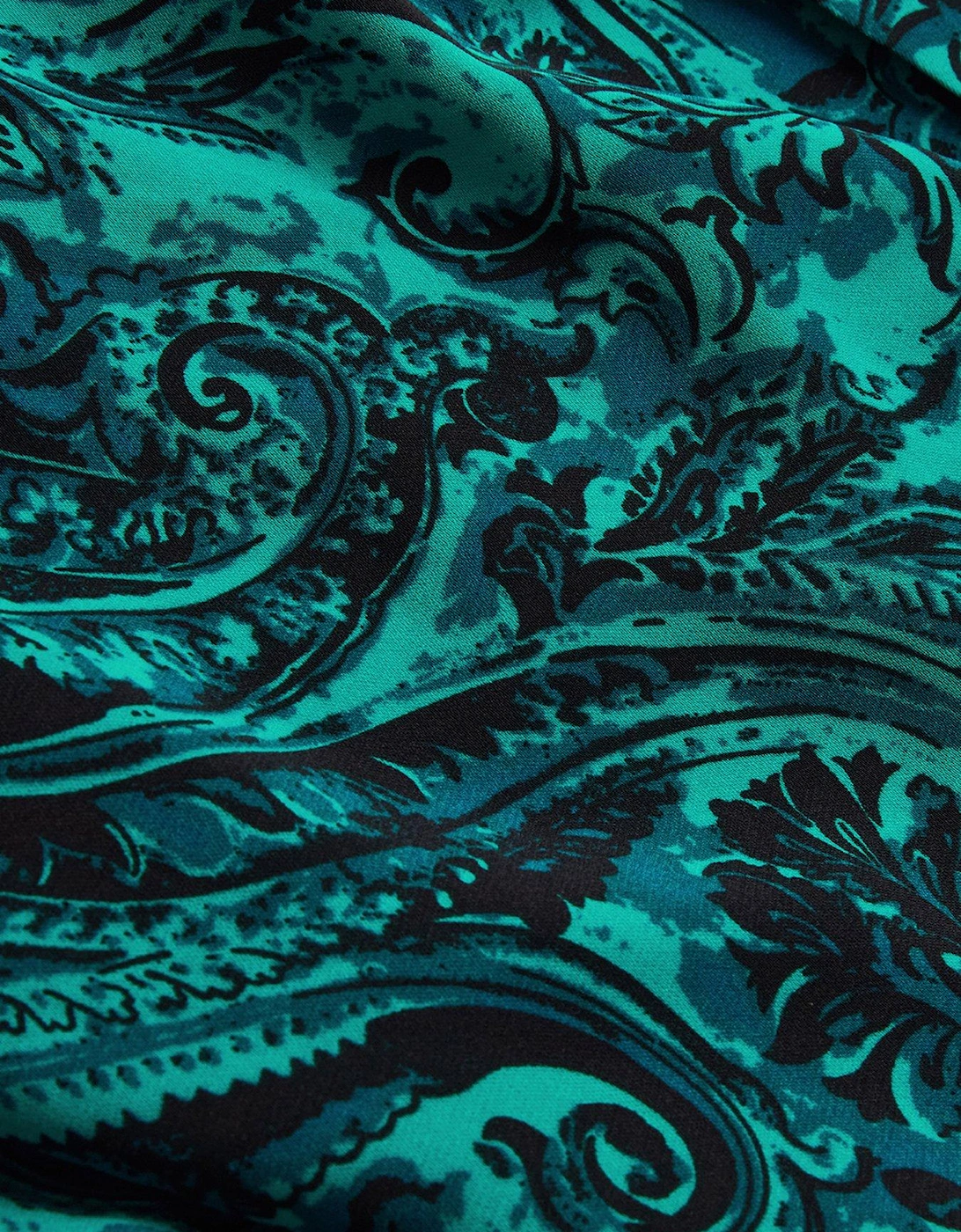 Perfect Paisley Dress -green