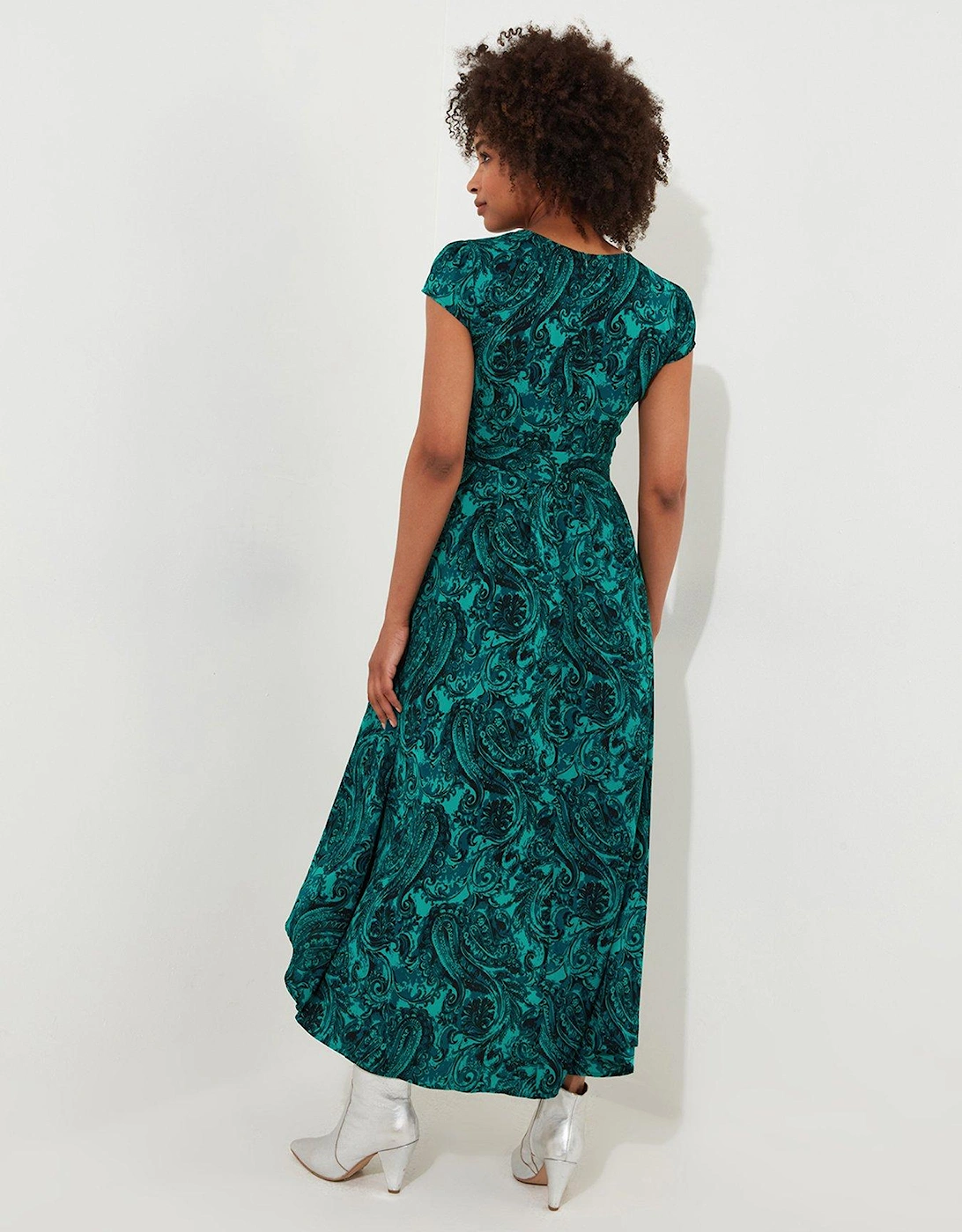 Perfect Paisley Dress -green