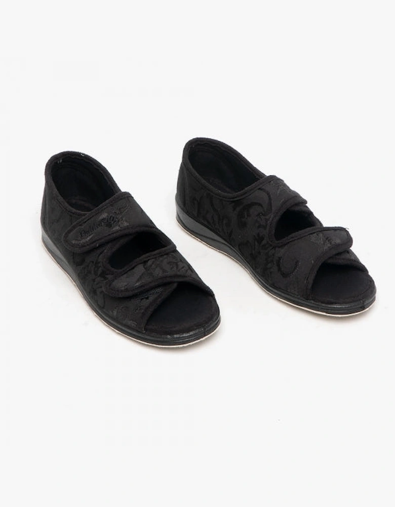 LYDIA Womens Slippers Black