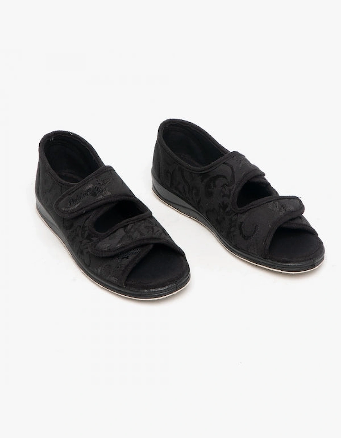 LYDIA Womens Slippers Black
