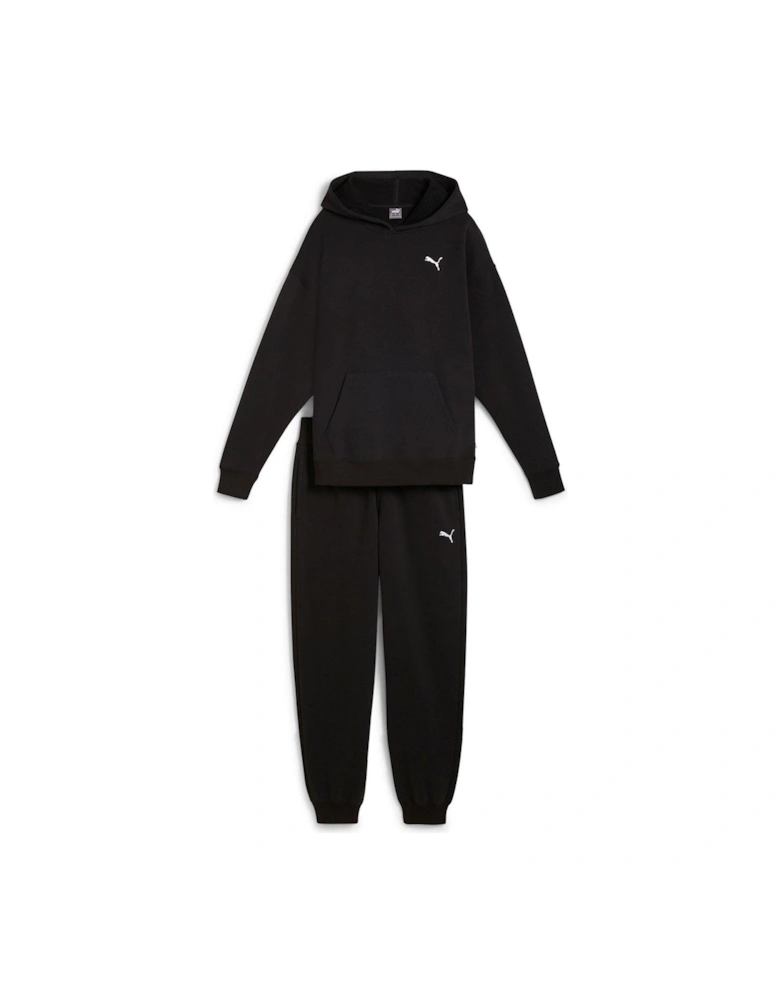 Womens Loungewear Tracksuit - Black