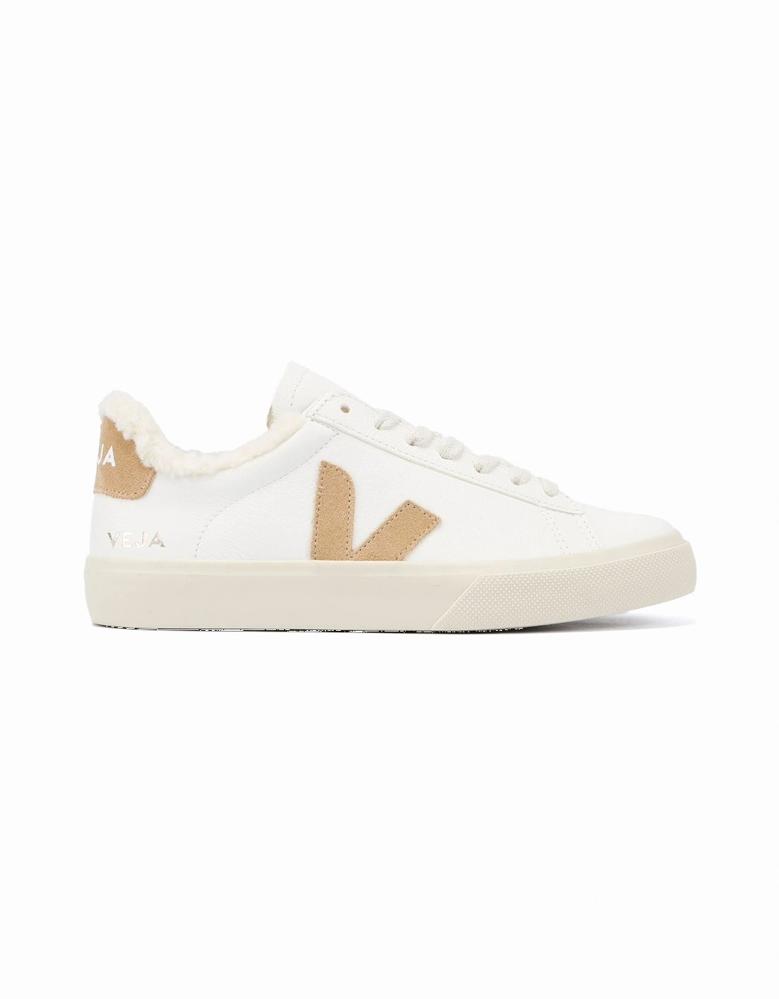 Campo Winter Leather Women's White/Tan Trainers