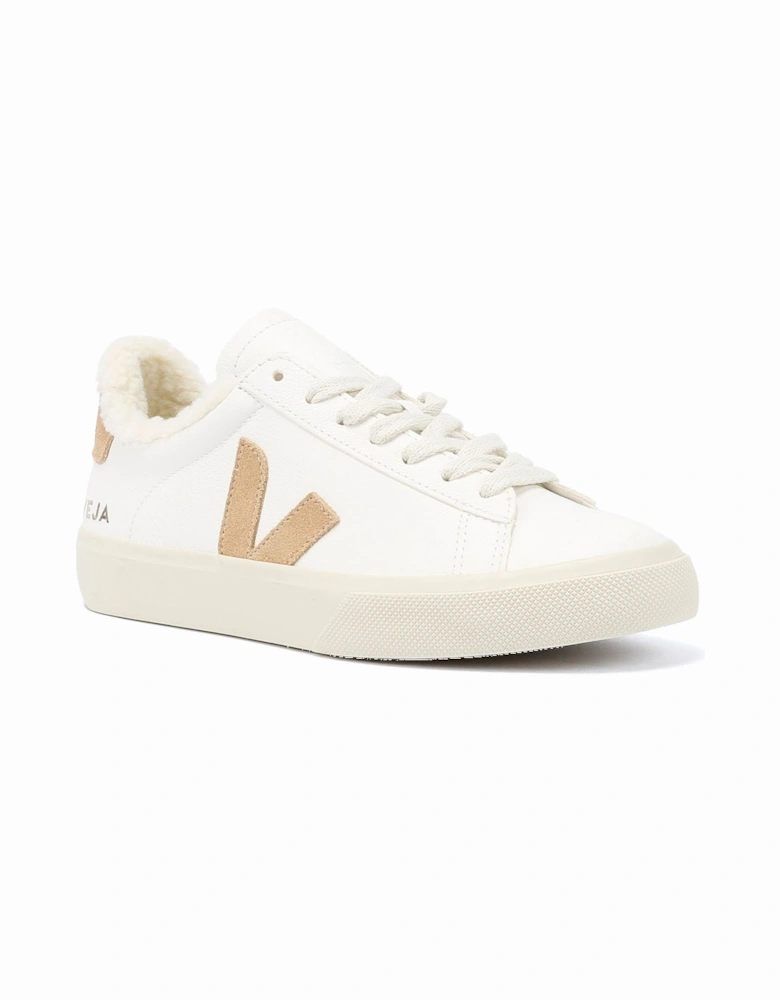 Campo Winter Leather Women's White/Tan Trainers