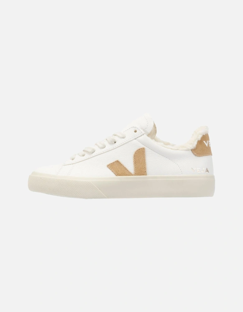 Campo Winter Leather Women's White/Tan Trainers