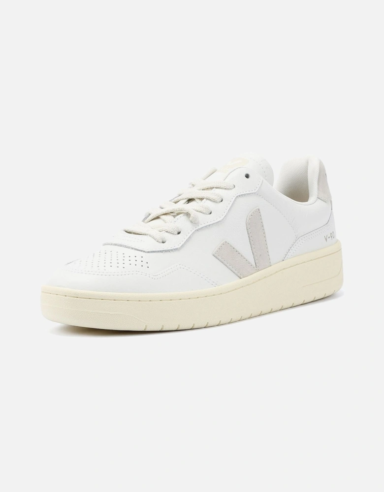 V-90 Leather Men's White/Natural Trainers