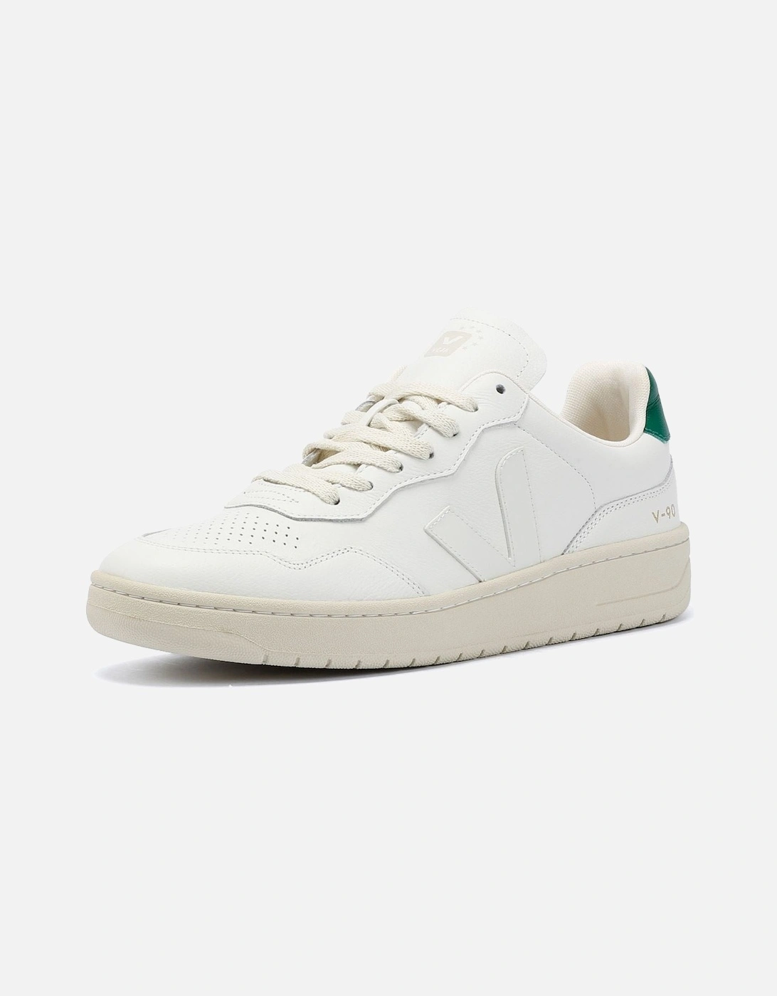 V-90 Leather Men's White/Golf Trainers