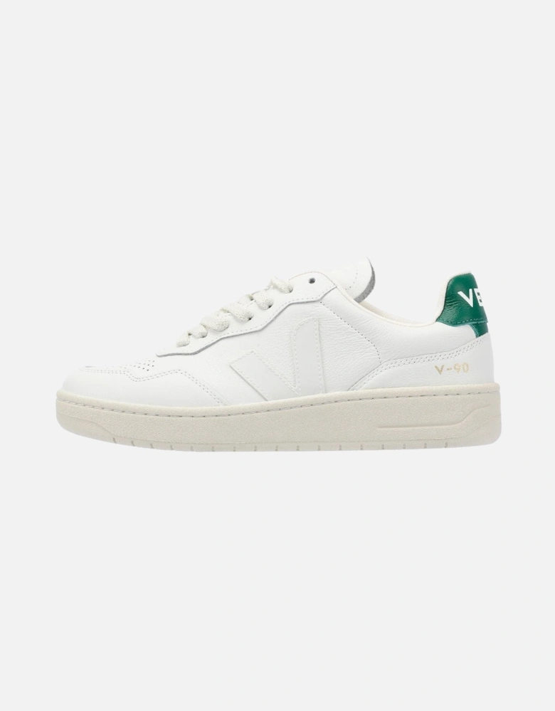 V-90 Leather Women's White/Golf Trainers