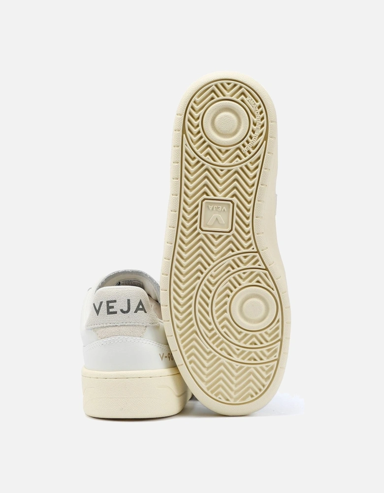 V-90 Leather Women's White/Natural Trainers