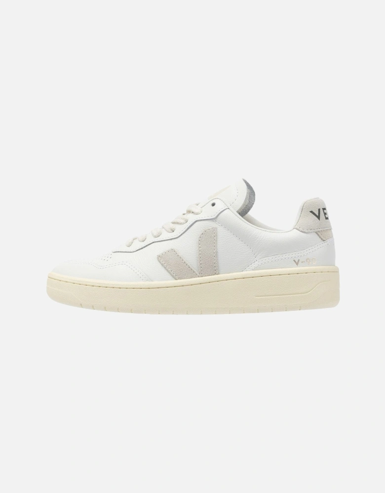 V-90 Leather Women's White/Natural Trainers