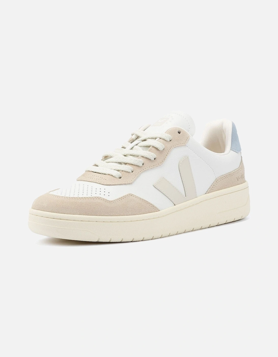 V-90 Leather Men's White/Pierre/Steel Trainers