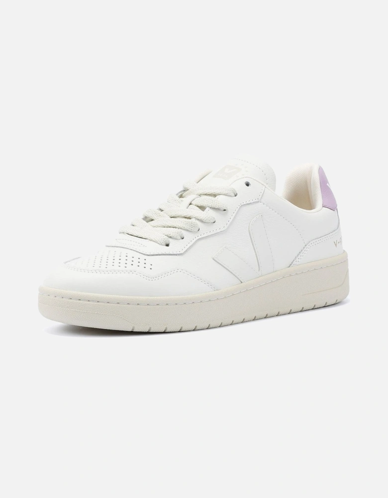 V-90 Leather Women's White/Orchid Trainers