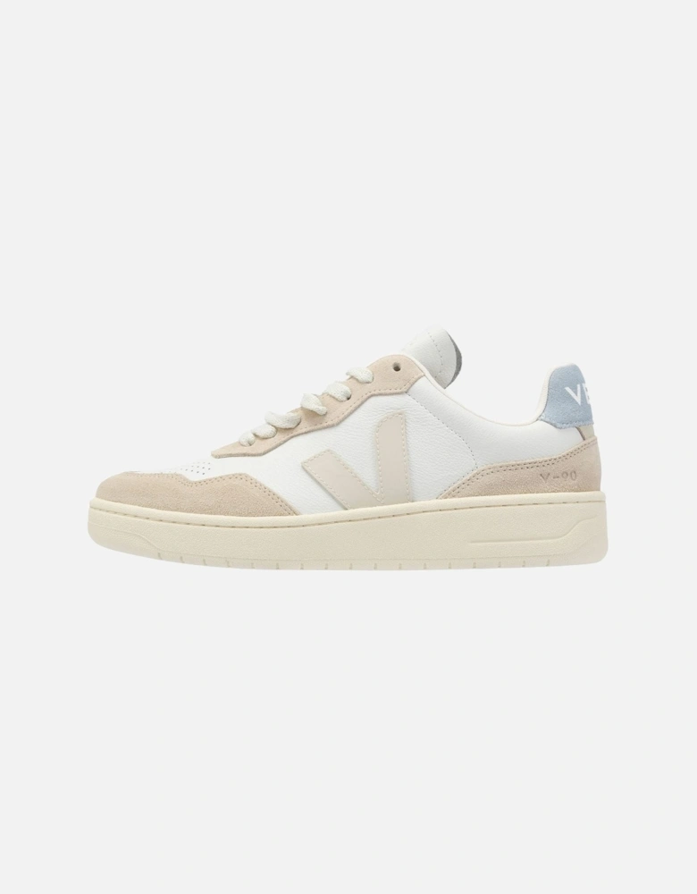 V-90 Leather Women's White/Pierre/Steel Trainers