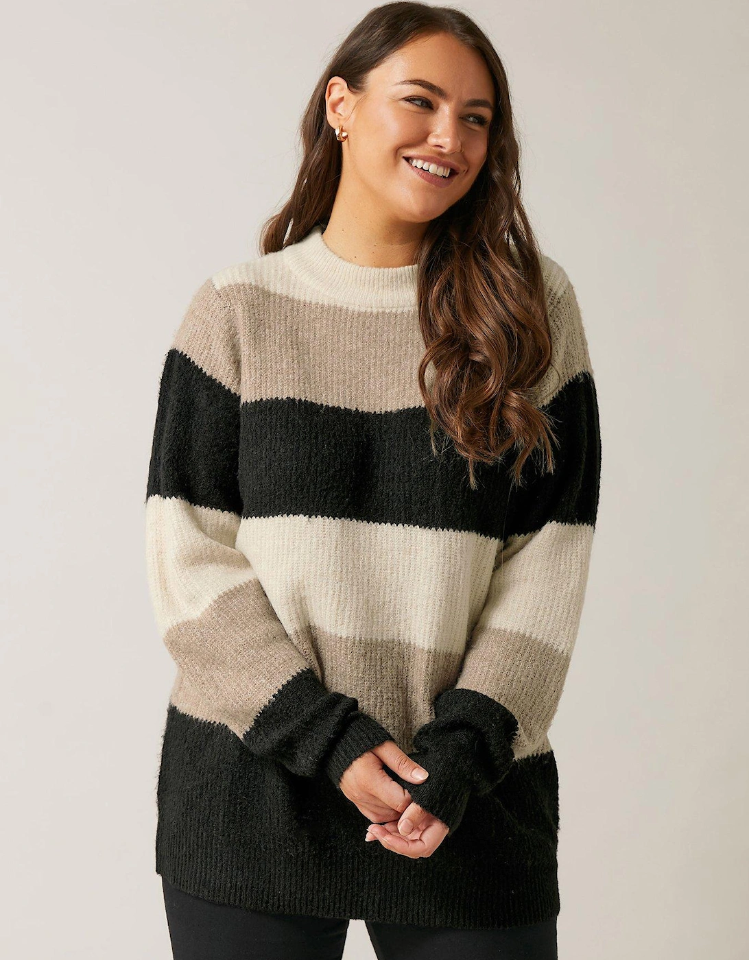 Colourblock Jumper - Natural, 2 of 1