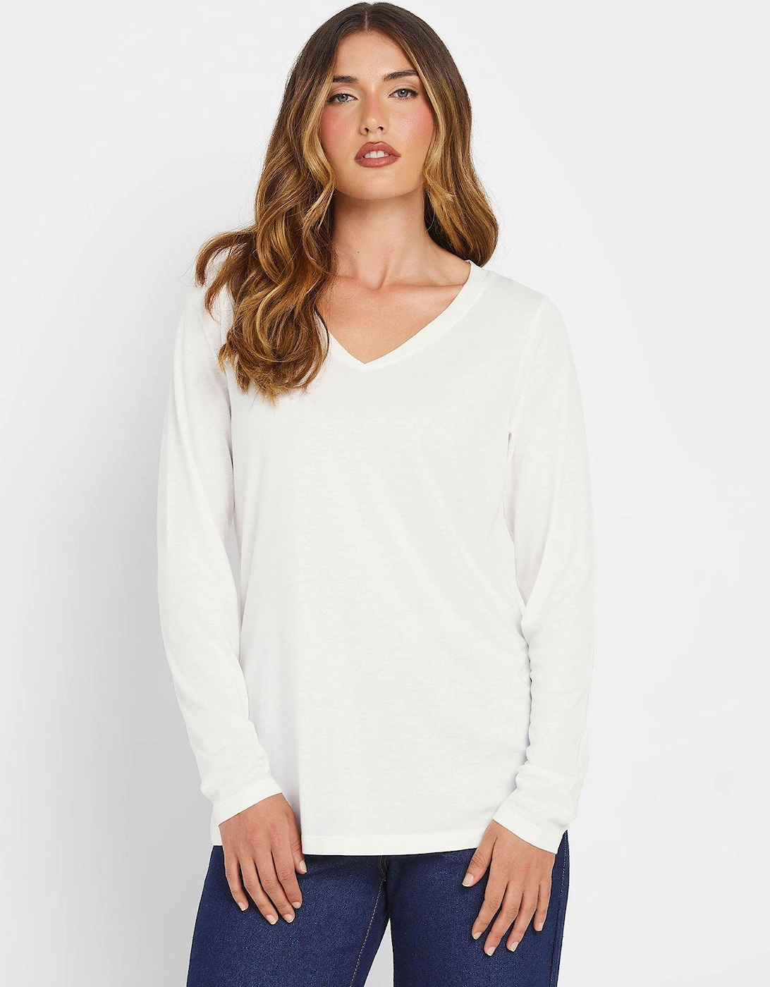 Tall Long Sleeve T-shirt - Ivory, 2 of 1