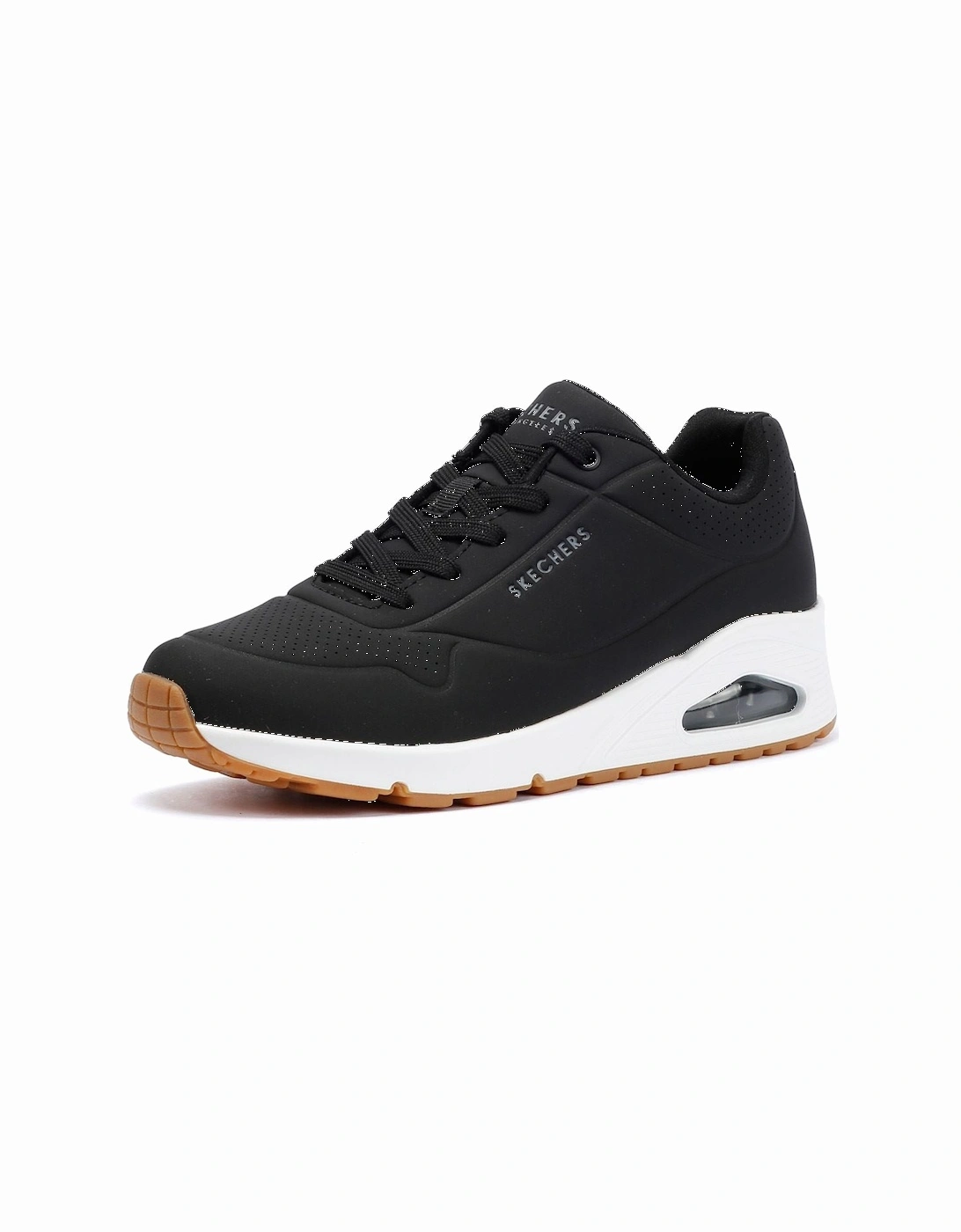 - 73690-BLACK WOMENS UNO BLACK/WHITE