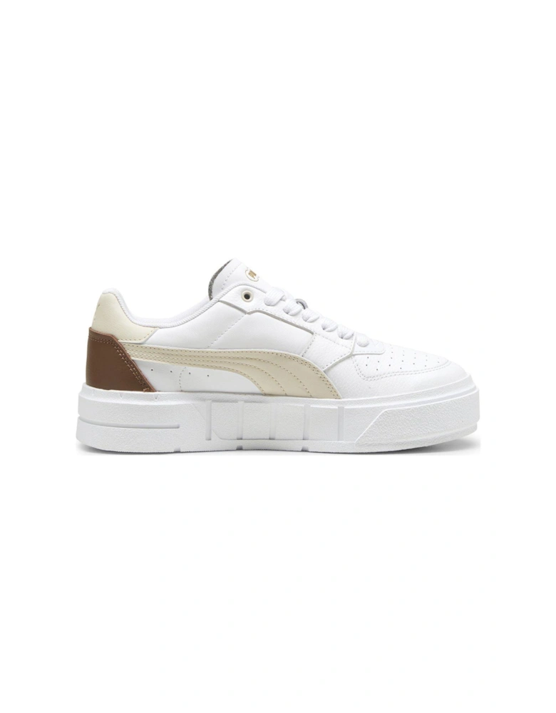 Women's Cali Court Leather Trainers - White