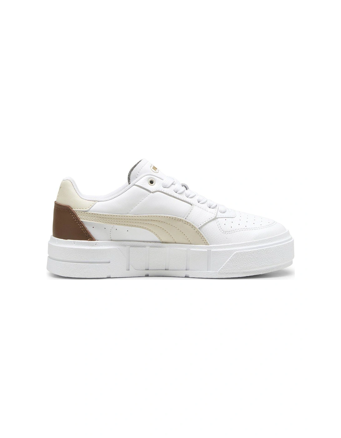 Women's Cali Court Leather Trainers - White