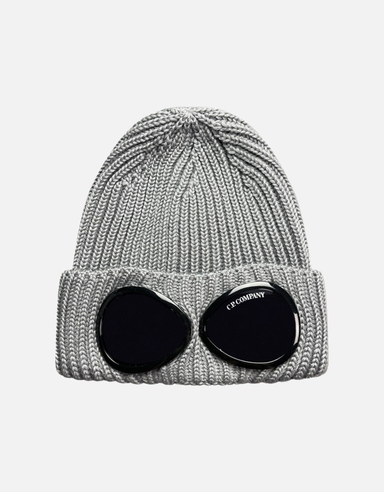 Wool Goggle Beanie Grey