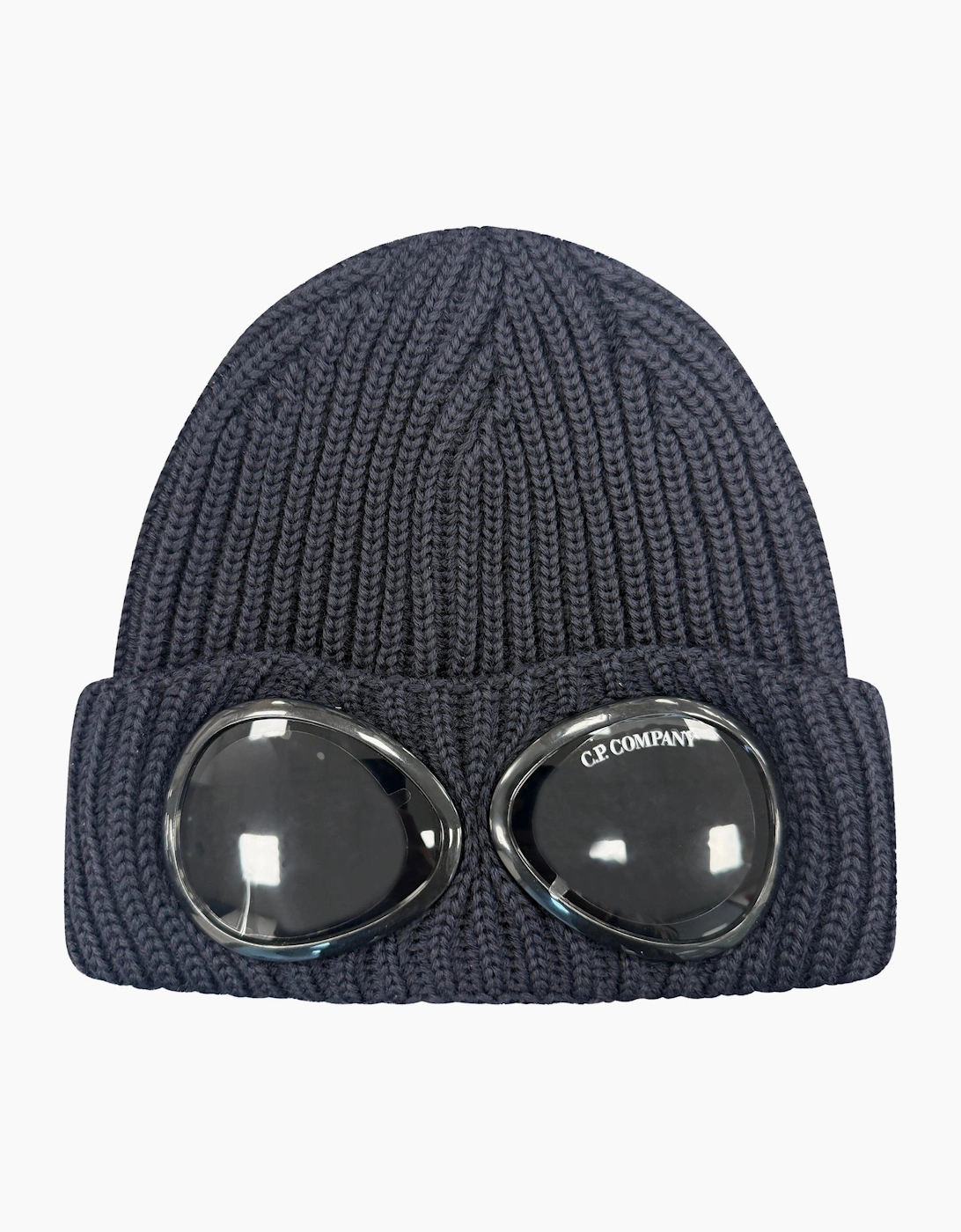 CP Company Men's CP Company Wool Goggle Beanie Navy