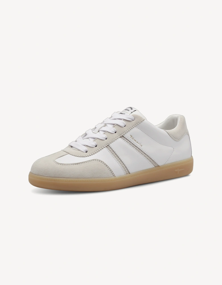 Women's 1-23624-43-197 Lace-up Trainer White Comb