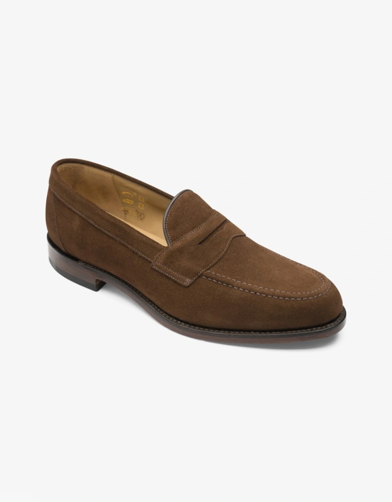 Imperial Saddle Loafer Brown Suede