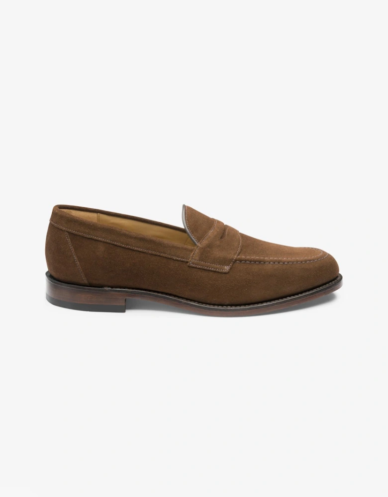 Imperial Saddle Loafer Brown Suede