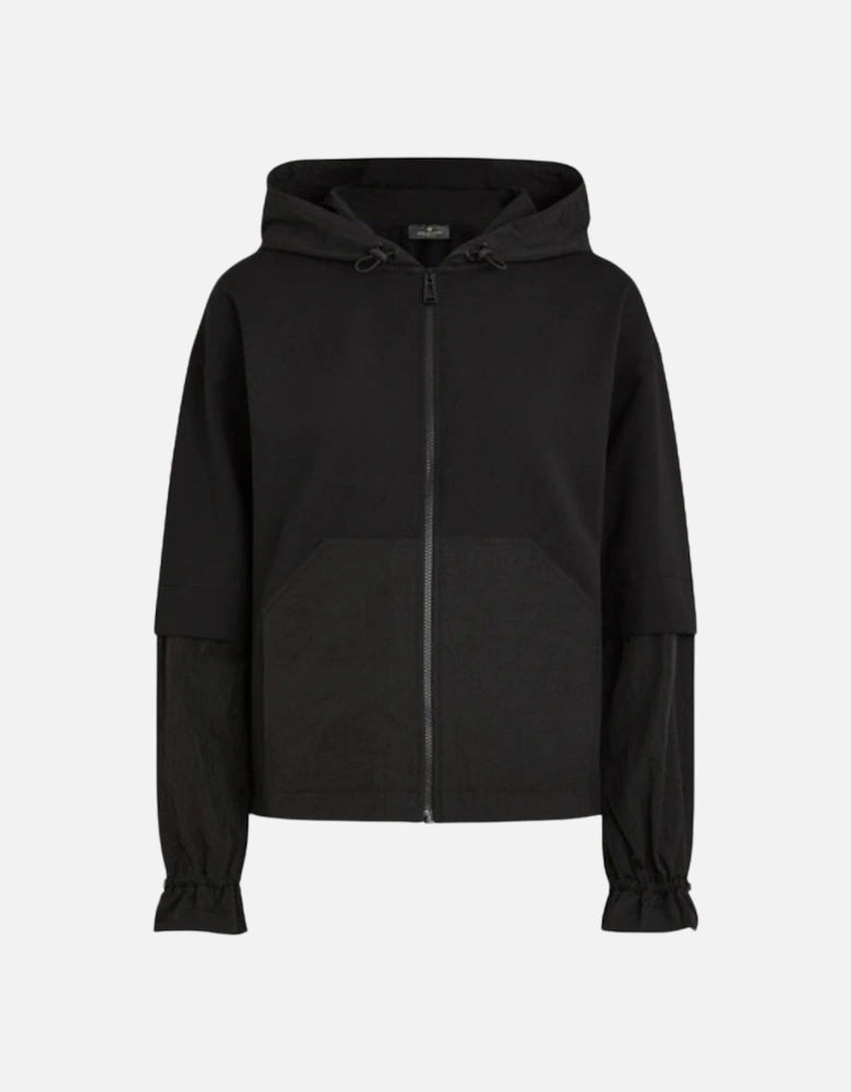 Torque Black Zip-Up Sweatshirt