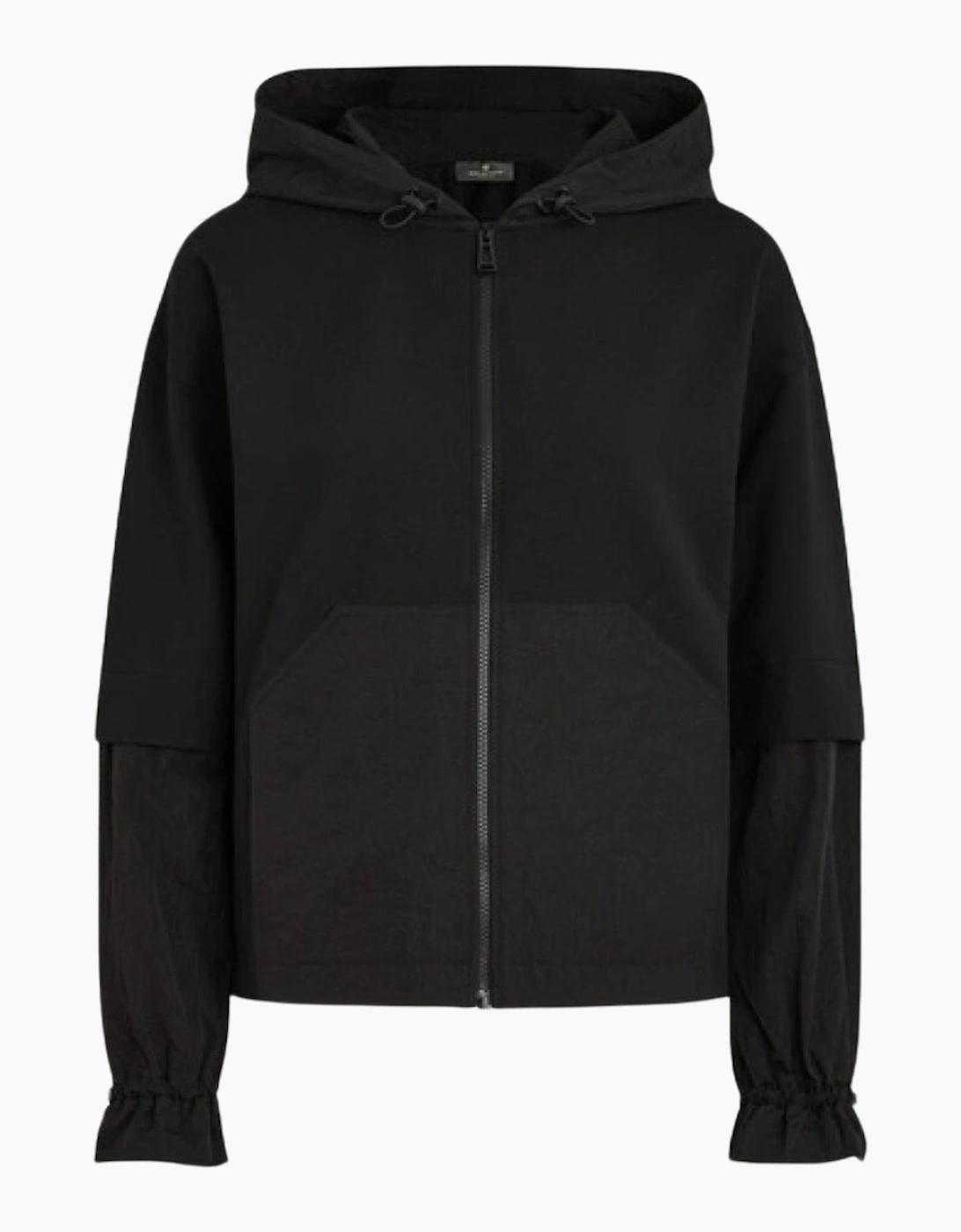 Men's Belstaff Torque Black Zip-Up Sweatshirt - Size: XL