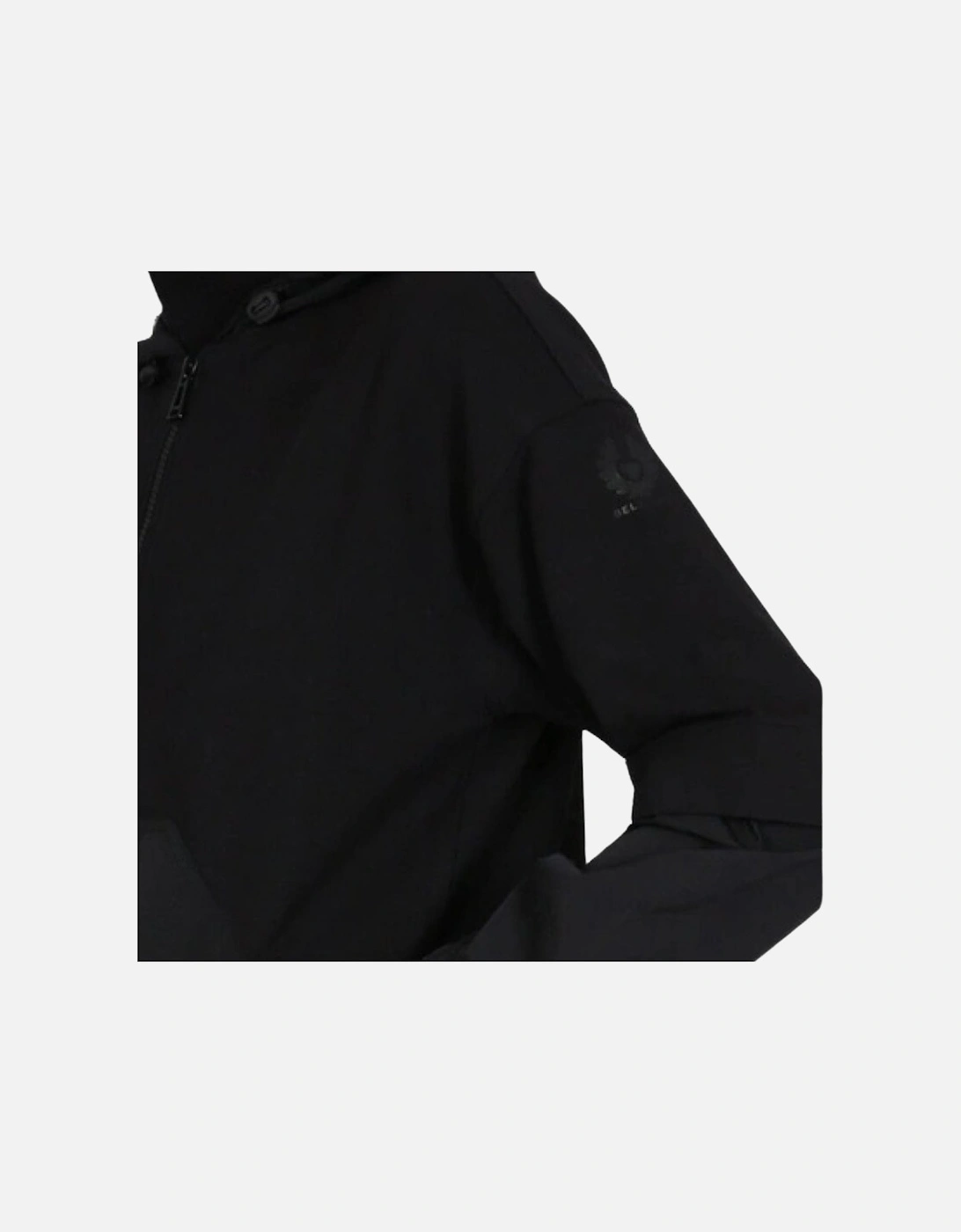 Torque Black Zip-Up Sweatshirt