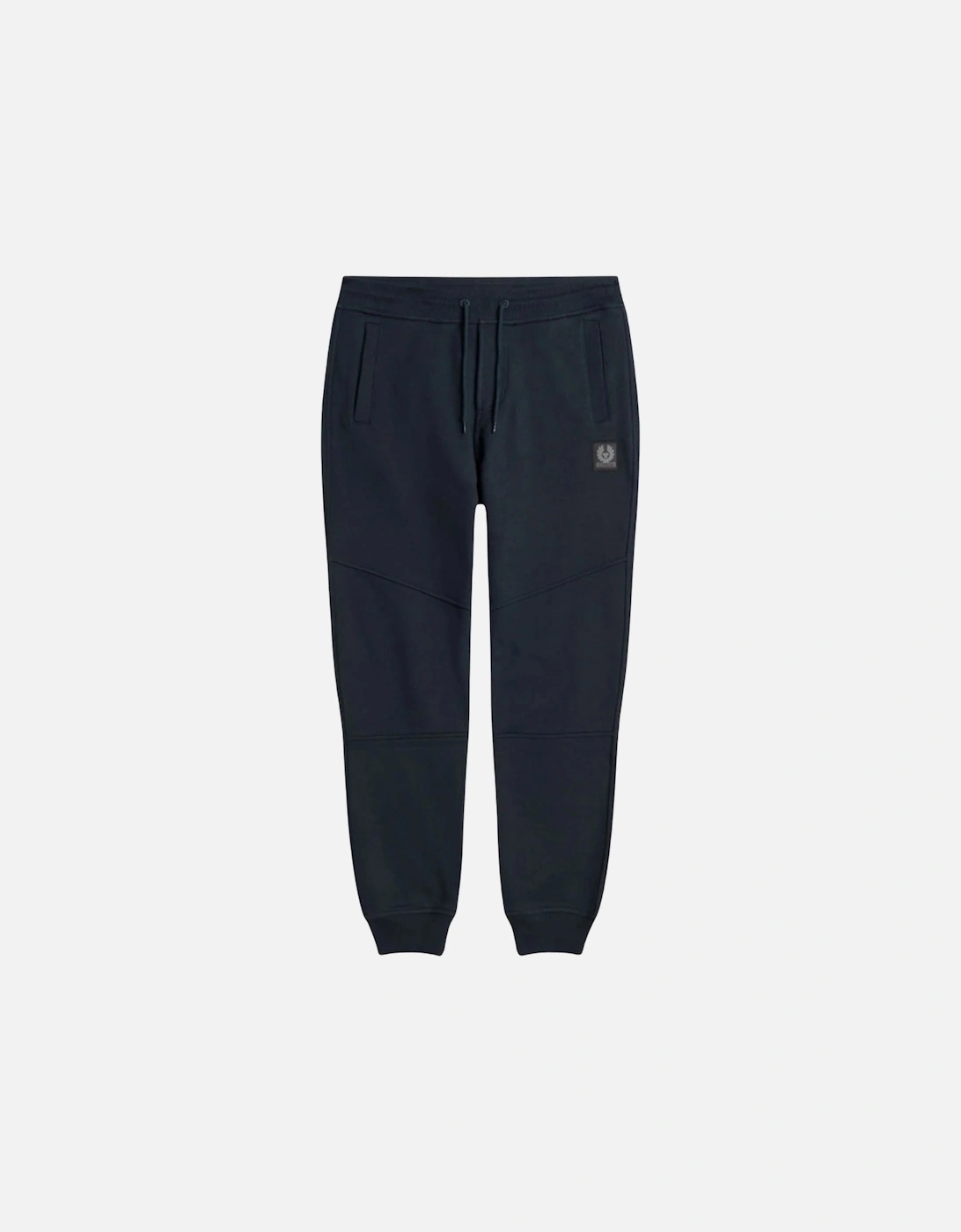 Plain Navy Blue Cuffed Sweatpants, 2 of 1