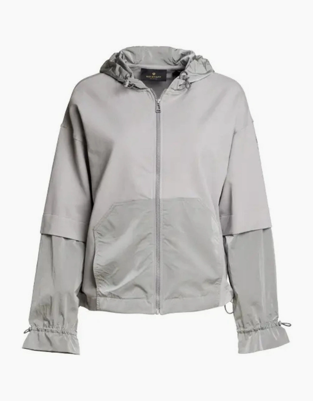 Women's Belstaff Torque Grey Zip-Up Sweatshirt - Size: M