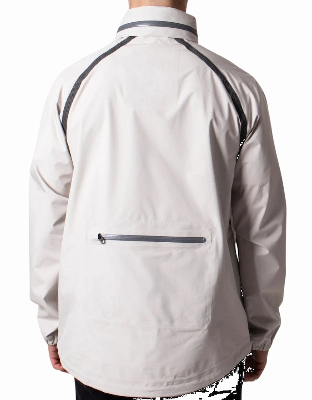 Solid Twin Beige Waterproof Track Jacket