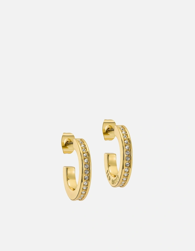 Sinliaa Gold-Plated Hoop Earrings