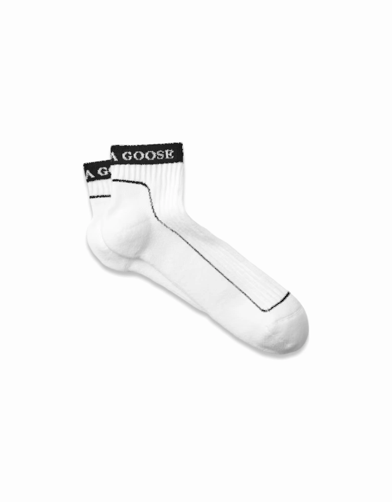 Boundary Socks White