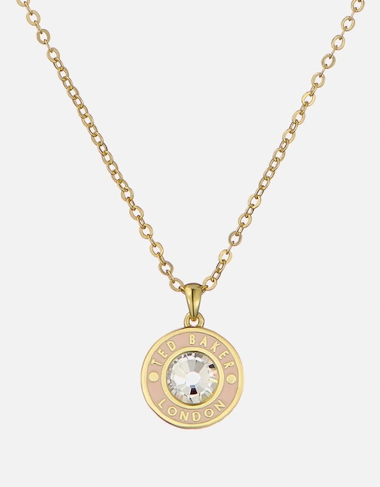 Cherlie Button Gold-Plated Necklace