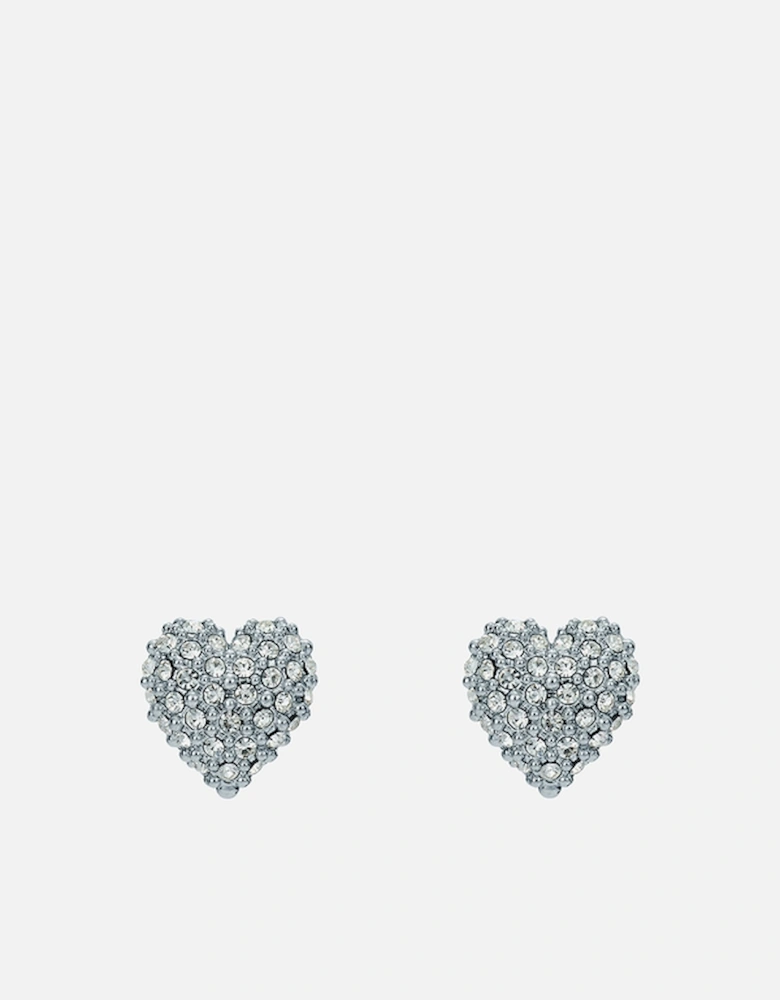 Adoraa Silver-Plated Sweetheart Earrings